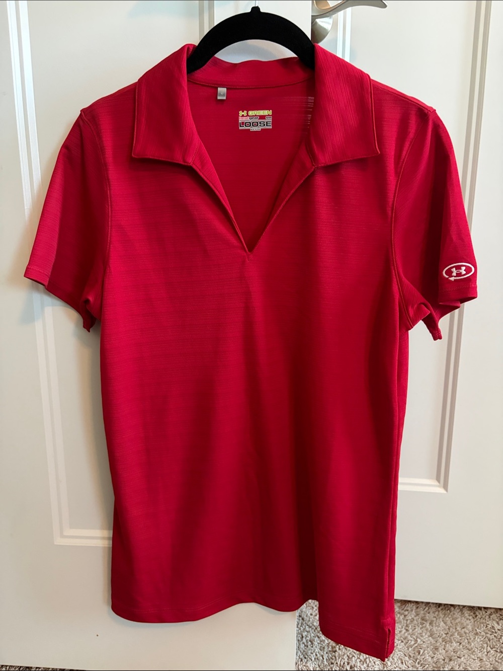 Under Armour Red Performance Polo